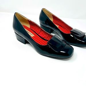 Black vintage style shoes